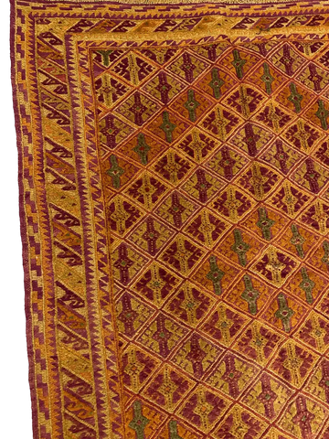 Afghan Mushwani Handmade Rug 187 x 148 cm (6.14 x 4.86 ft)