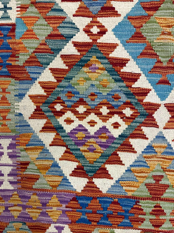 Afghan Kilim Handmade Rug 160 x 120 cm (5.52 x 3.94 ft)