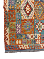 Afghan Kilim Handmade Rug 207 x 149 cm (6.79 x 4.89 ft)