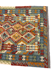 Afghan Kilim Handmade Rug 254 x 180 cm (8.33 x 5.91 ft)