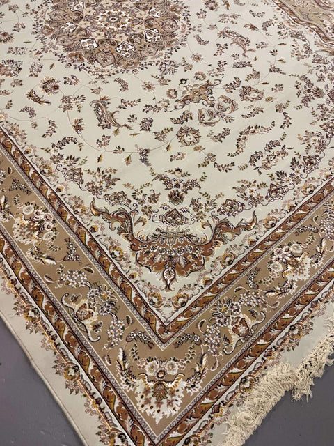 Power loom Persian Tabriz Rug 300 x 200 cm (9.84 x 6.56 ft) – Design 2