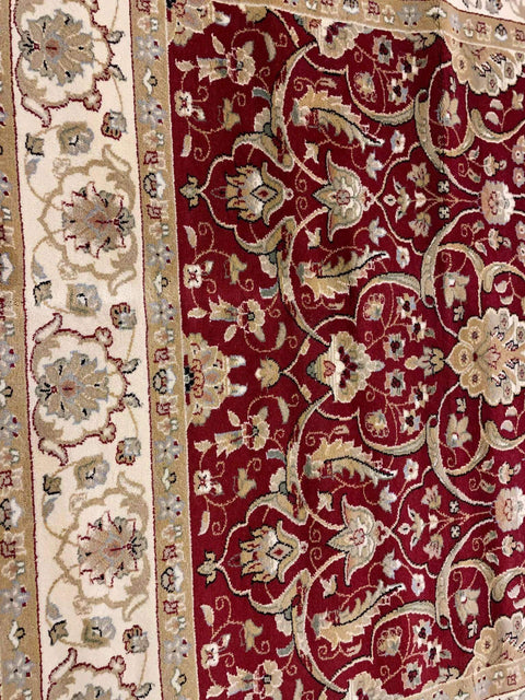 Power loom Persian Isfahan Rug 300 x 200 cm (9.84 x 6.56 ft) – Design 2
