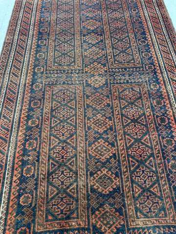 Persian Baluch tribal hand-knotted rug