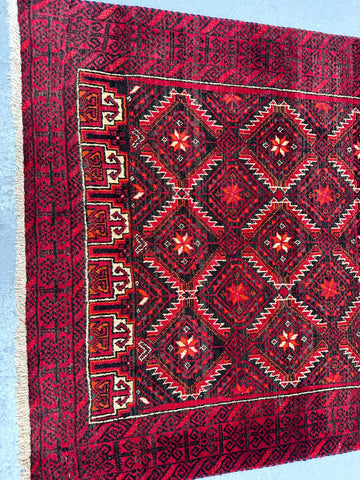 Persian Baluch Tribal Hand-Knotted Rug