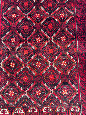 Persian Baluch Tribal Hand-Knotted Rug
