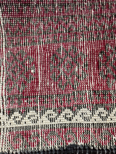 Persian Baluch Tribal hand-knotted red and black color