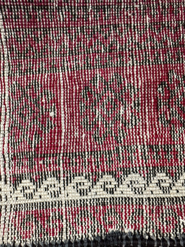 Persian Baluch Tribal hand-knotted red and black color