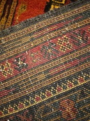 240 x 126 cm Fine Persian Old Baluch Rug Hand-Knotted Red & Yellow Colour - Rugoutlet