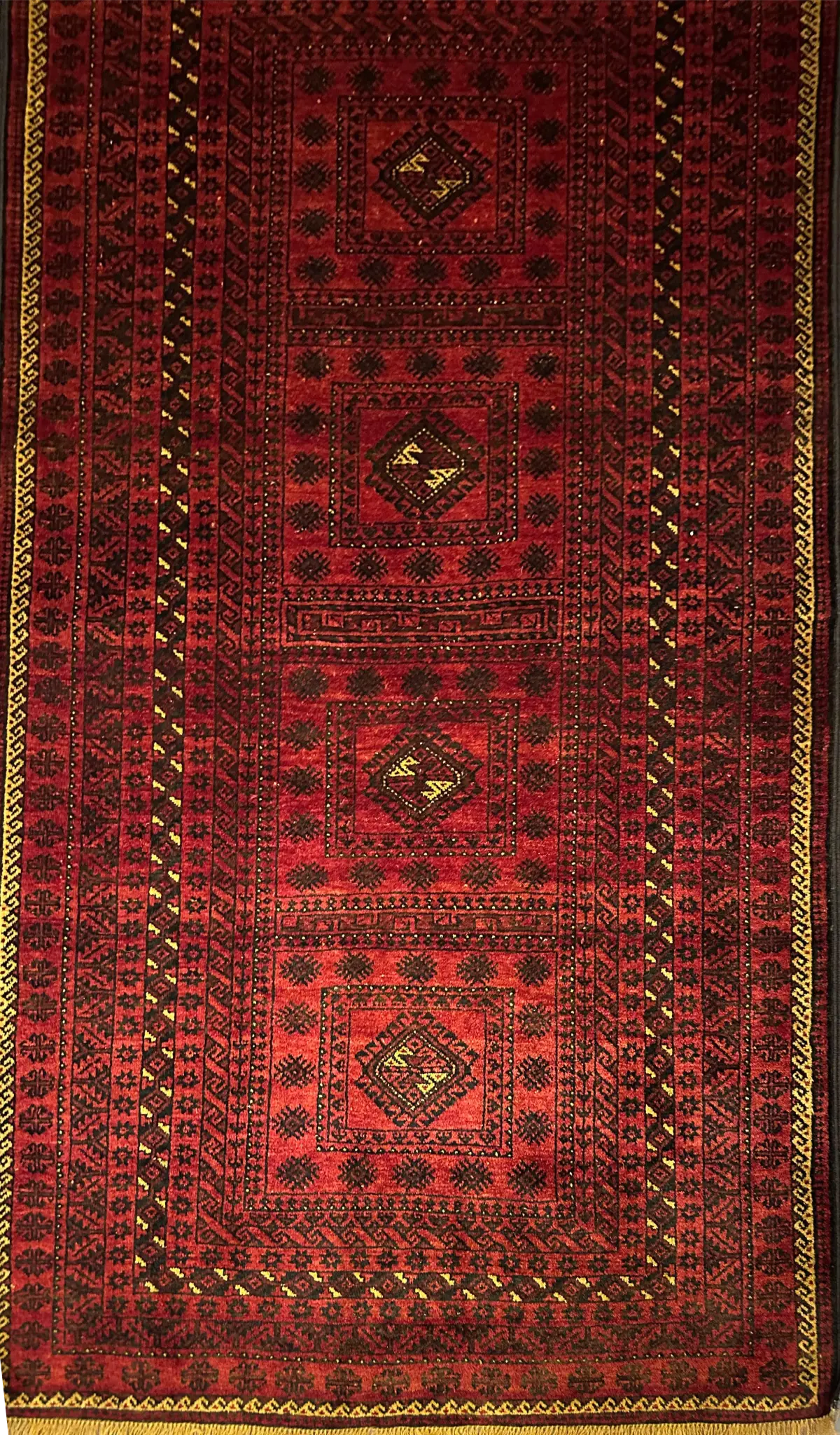 Fine Persian Old Wool Baluch Rug 200 x 119 cm (6.56 x 3.90 ft)