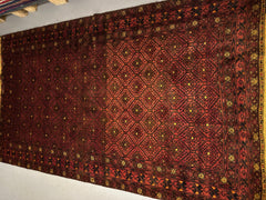 Fine Persian Old Baluch Rug 230 x 130 cm (7.55 x 4.26 ft)