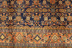 343x220 cm Persian Mahal Sarough Tribal Wool Rugs Hand Knotted Blue - Rugoutlet