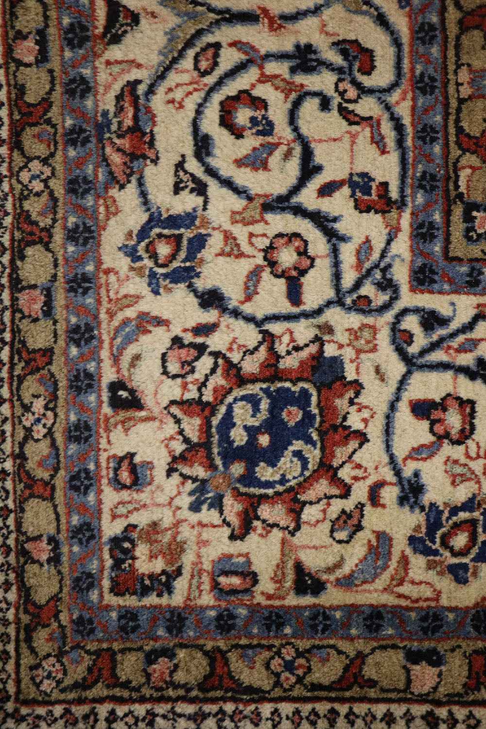 402x272 cm Persian Sarouqh Tribal Wool Rugs Hand Knotted Mustard - Rugoutlet