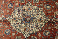 402x272 cm Persian Sarouqh Tribal Wool Rugs Hand Knotted Mustard - Rugoutlet