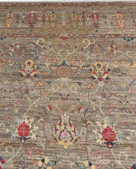 Handmade Sultani Design Natural dye Rug 3.75 x 2.60 m