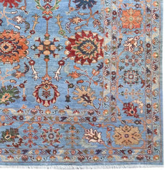 Handmade Sultani Design Natural dye Rug 2.95 x 2.51 m