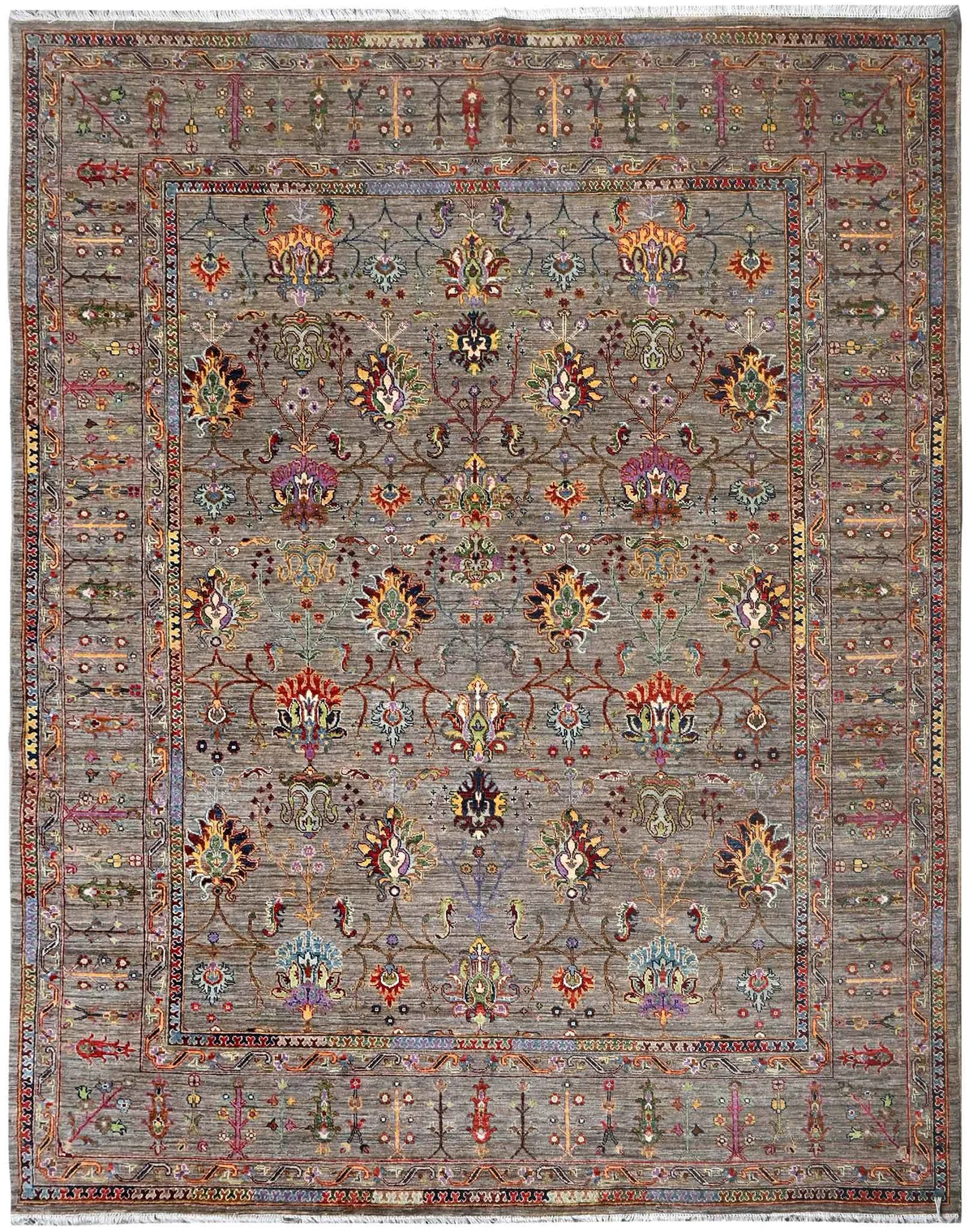 Handmade Sultani Design Natural dye Rug 3.02 x 2.51 m