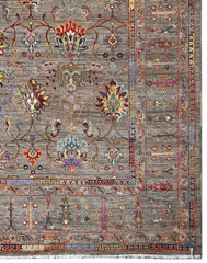 Handmade Sultani Design Natural dye Rug 3.02 x 2.51 m