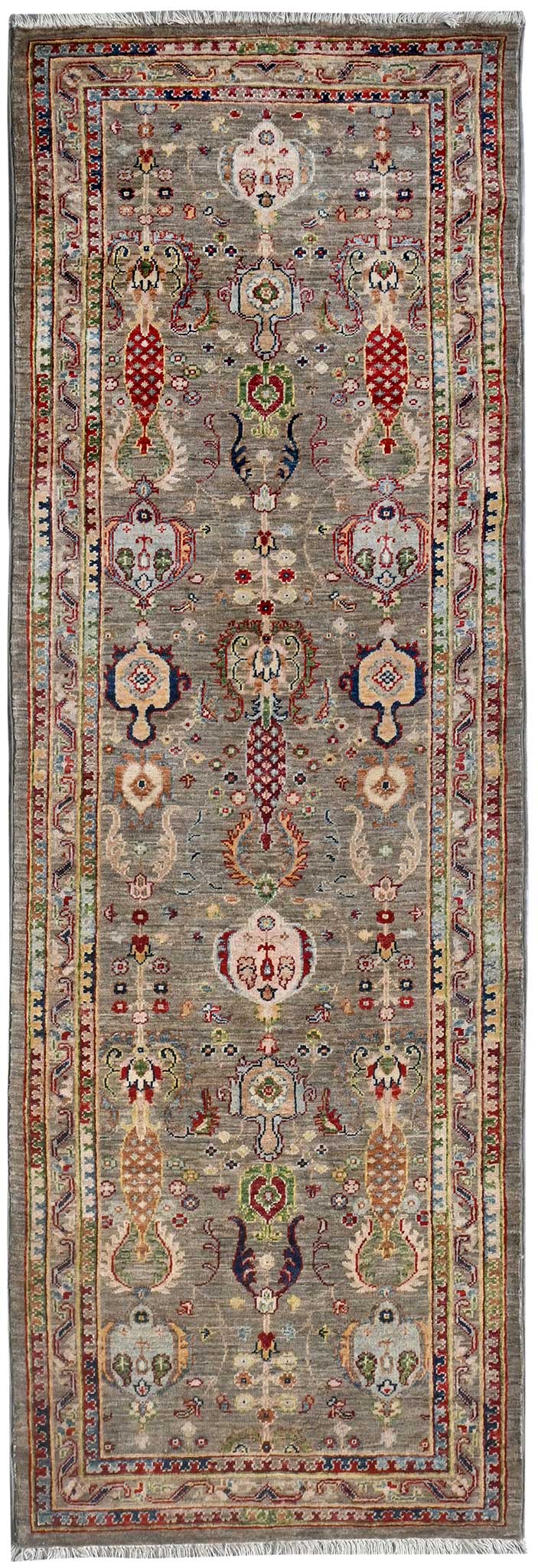 Kazak Natural Dye Wool Runner Rug  1.23 X 0.81 m (4 X 2.6 ft)