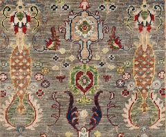 Kazak Natural Dye Wool Runner Rug  1.23 X 0.81 m (4 X 2.6 ft)