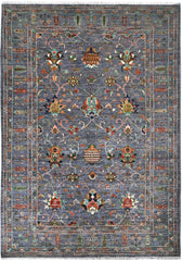 Handmade Sultani Design Natural dye Rug 2.94 x 2.20 m