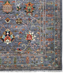 Handmade Sultani Design Natural dye Rug 2.94 x 2.20 m