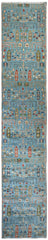 Kazak Natural Dye Wool Runner Rug  4.06 X 0.75 m (13.3 X 2.4 ft)