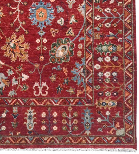 red-peach-sultani-design-rug-corner