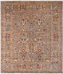 Handmade Sultani Design Natural dye Rug 2.98 x 2.48 m