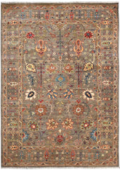 Handmade Sultani Design Natural dye Rug 2.37 x 1.70 m