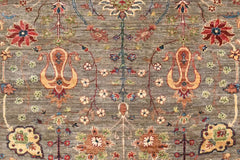 Handmade Sultani Design Natural dye Rug 2.37 x 1.70 m