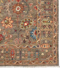 Handmade Sultani Design Natural dye Rug 2.37 x 1.70 m