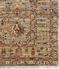 Handmade Sultani Design Natural dye Rug 2.34 x 1.55 m