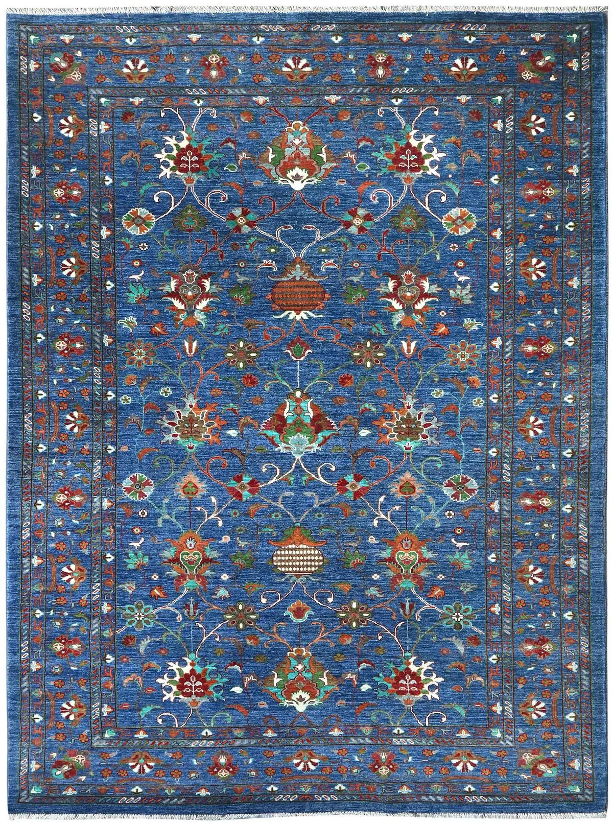 Handmade Sultani Design Natural dye Rug 3.04 x 1.98 m