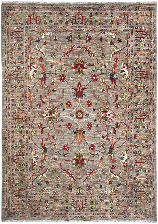 Handmade Sultani Design Natural dye Rug 2.94 x 2.00 m