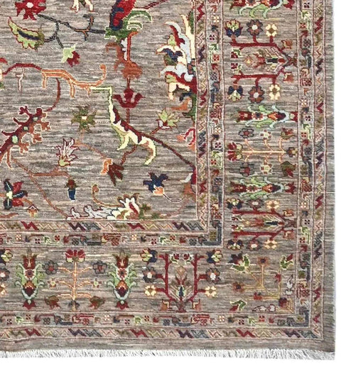 brown-green-sultani-rug-corner