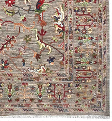 Handmade Sultani Design Natural dye Rug 2.94 x 2.00 m