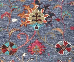 Kazak Natural Dye Wool Runner Rug  2.40 X 0.80 m (7.8 X 2.6 ft)