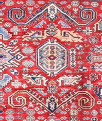 Handmade Kazak Wool Rug 3.07 x 2.51 m  (10 x 8.2 ft)