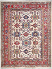 Handmade Kazak Wool Rug 2.40 X 1.79 m (7.8 X 5.8 Ft)