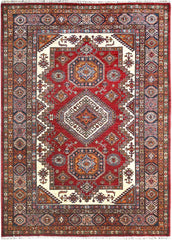 Handmade Kazak Wool Rug 2.35 X 1.70 m (7.7 X 5.5 Ft)