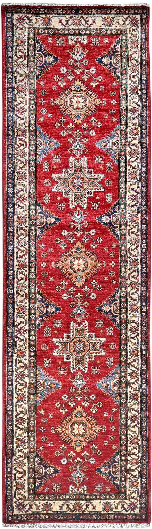 Kazak Natural Dye Wool Runner Rug  2.77 X 0.80 m (9 X 2.6 ft)