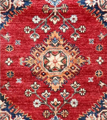 Kazak Natural Dye Wool Runner Rug  2.77 X 0.80 m (9 X 2.6 ft)