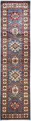 Kazak Natural Dye Wool Runner Rug  3.19 X 0.80 m (10.4 X 2.6 ft)