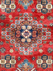 Kazak Natural Dye Wool Runner Rug  2.52 X 0.82 m (8.2 X 2.6 ft)