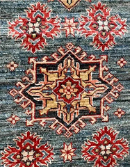 Kazak Natural Dye Wool Runner Rug  2.94 X 0.76 m (9.6 X 2.4 ft)