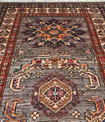 Kazak Natural Dye Wool Runner Rug  2.97 X 0.83 m (9.7 X 2.7 ft)