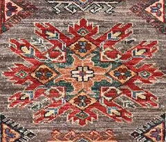 Kazak Natural Dye Wool Runner Rug  2.97 X 0.83 m (9.7 X 2.7 ft)