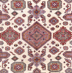 Handmade Kazak Wool Rug 3.05 X 2.52 m (10 X 8.2 ft)