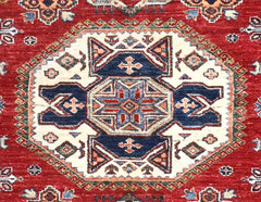 Handmade Kazak Wool Rug 2.90 X 2.07 m (9.5 X 6.7 ft)