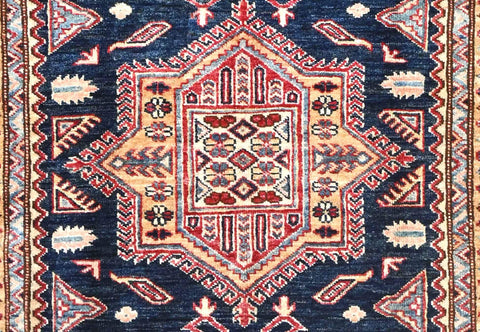 kazak-wool-blue-center